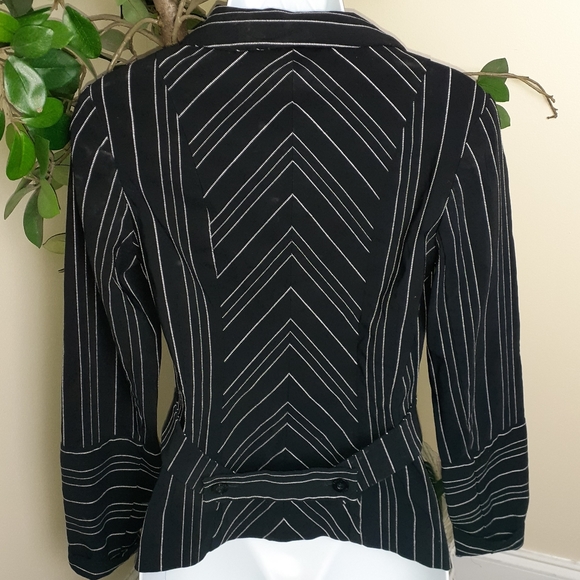 Michele Bohbot Bisou Bisou Pinstripe Pant Suit Set - Picture 4 of 16